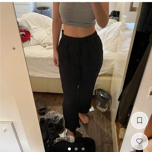 Aritzia Black Sail Pants